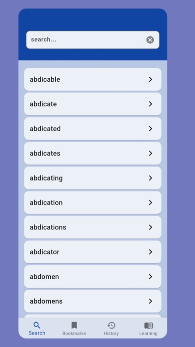 Eduza: English Dictionary Screenshot