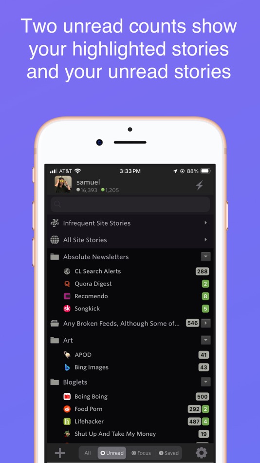 #2. NewsBlur (macOS) 由: NewsBlur, Inc.