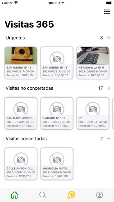 Visitas 365 Screenshot