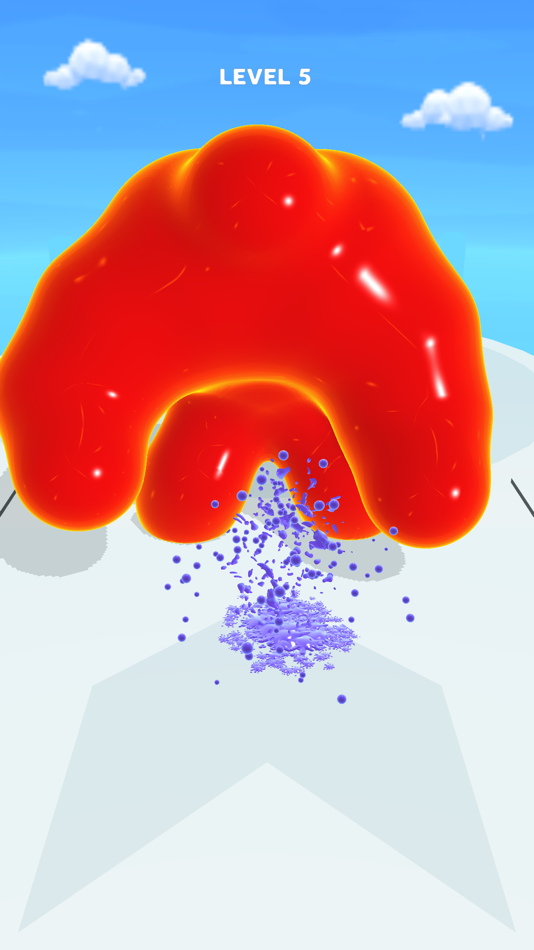#4. Blob Rush: Slimy Runner 3D (iOS) By: 杭威宇 卢