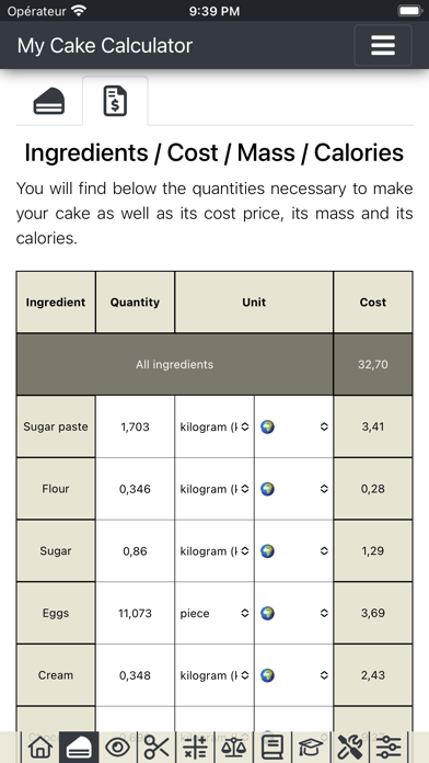 My Cake Calculatorのおすすめ画像3