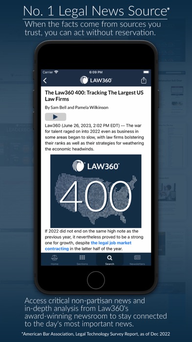Law360 Legal News & Analysis Screenshot