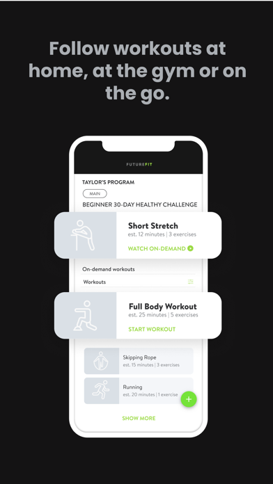 FutureFIT Health Screenshot