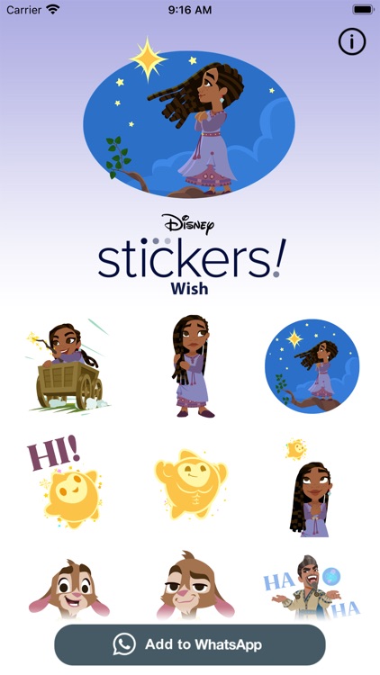 Disney Stickers: Wish by Disney