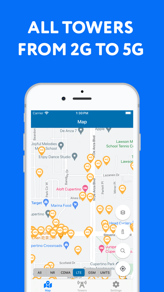 #2. Cellular Tower - Signal Finder (iOS) 由: Aleksandr Alekseev