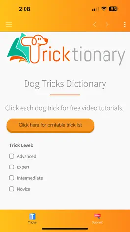 Game screenshot Dog Tricktionary mod apk