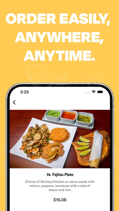 Santana's Mexican Food Order Screenshot
