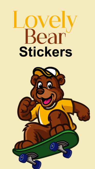 Lovely Bear Stickers! Screenshot