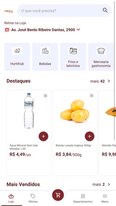 Golden em Casa - Supermercado Screenshot
