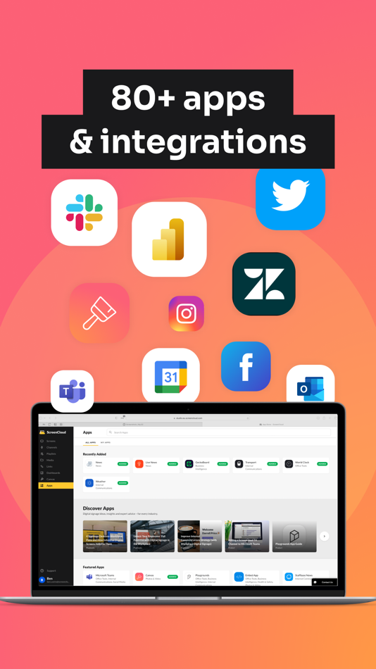 #4. ScreenCloud Player (iOS) By: ScreenCloud