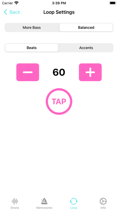 PedalTone - Drone + Metronome Screenshot