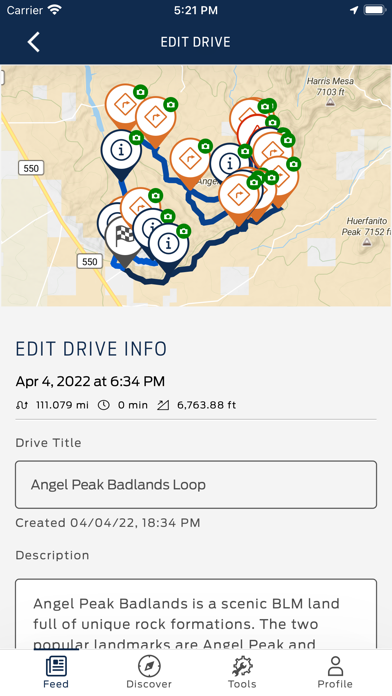 Bronco Trail App Screenshot