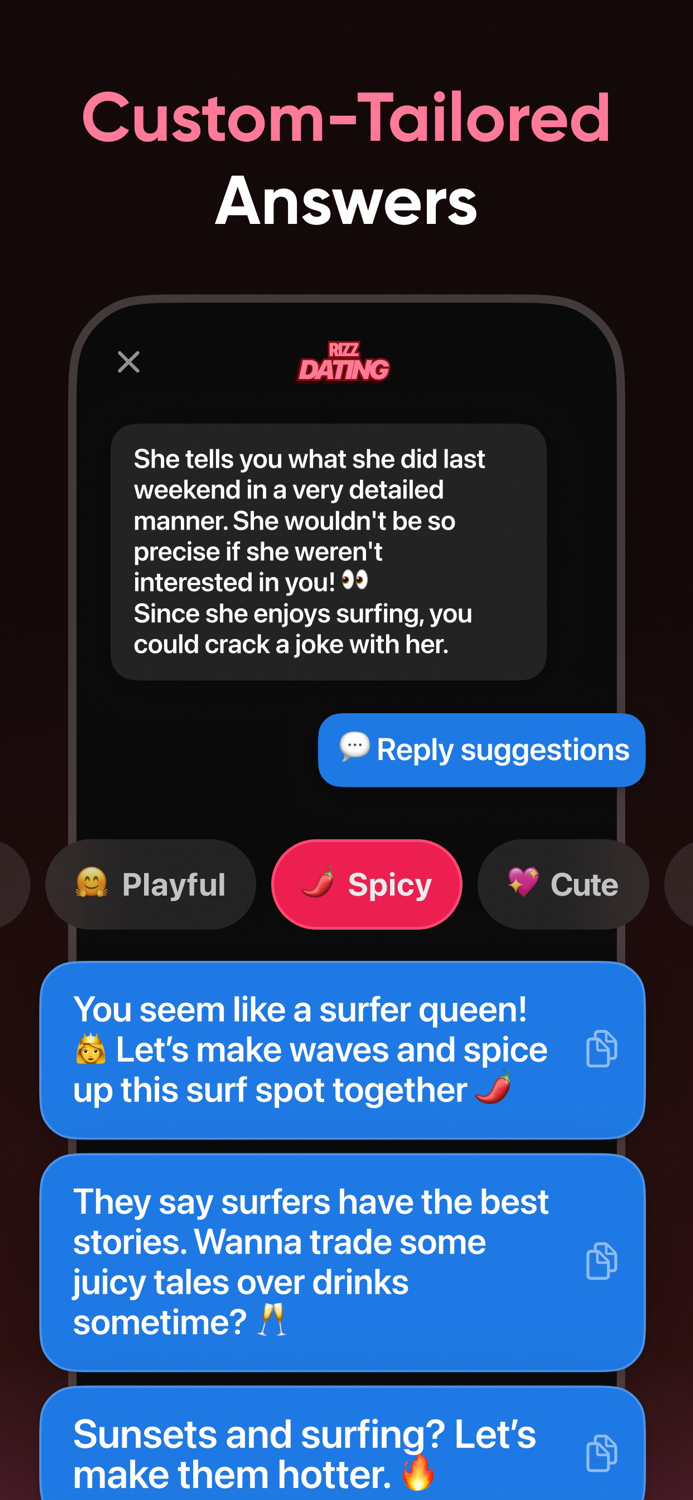 AI Rizz Dating - Pickup Lines