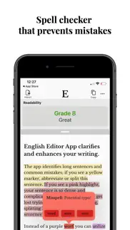 english editor & proofreading iphone screenshot 2