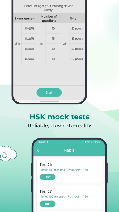 Migii: HSK practice test 1-6 Screenshot