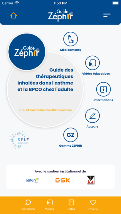 Guide Zéphir Screenshot