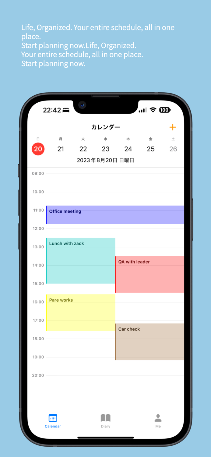 Orange Diary - Write anytime
