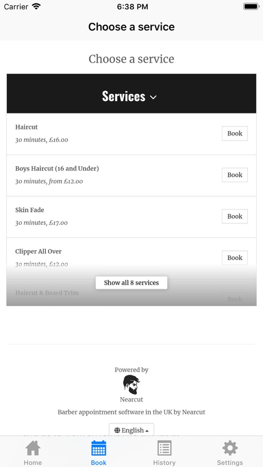 #2. Eclipse Barber Studio (iOS) 由: Hayley Bordacs