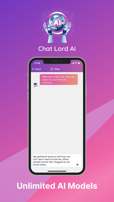 Chatlord AI - Ask AI Chatbot Screenshot