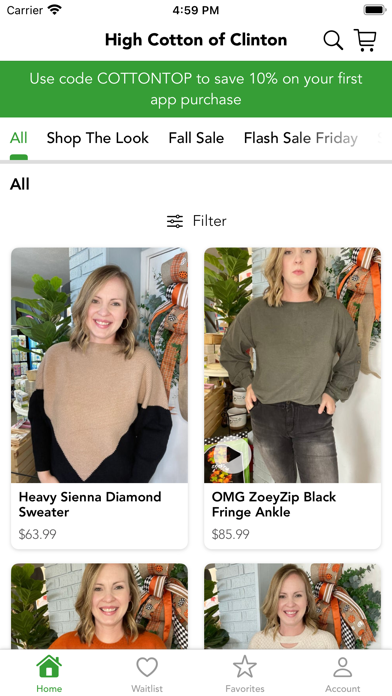 High Cotton of Clinton Screenshot