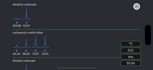 NMR Solvent Peaks screenshot #2 for iPhone