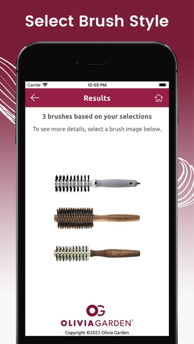 Hair Brush Guide Screenshot