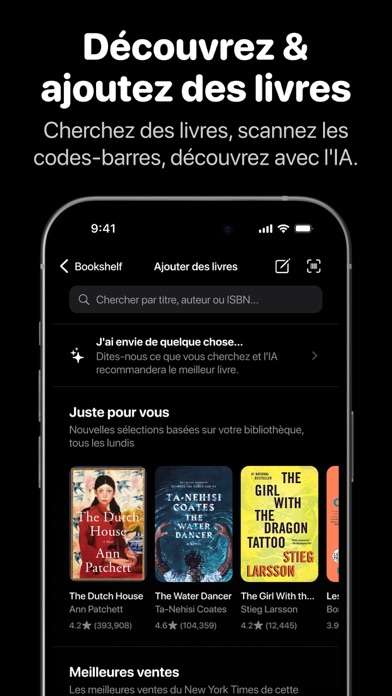 Screenshot #2 pour Bookshelf: Suivi de Lecture