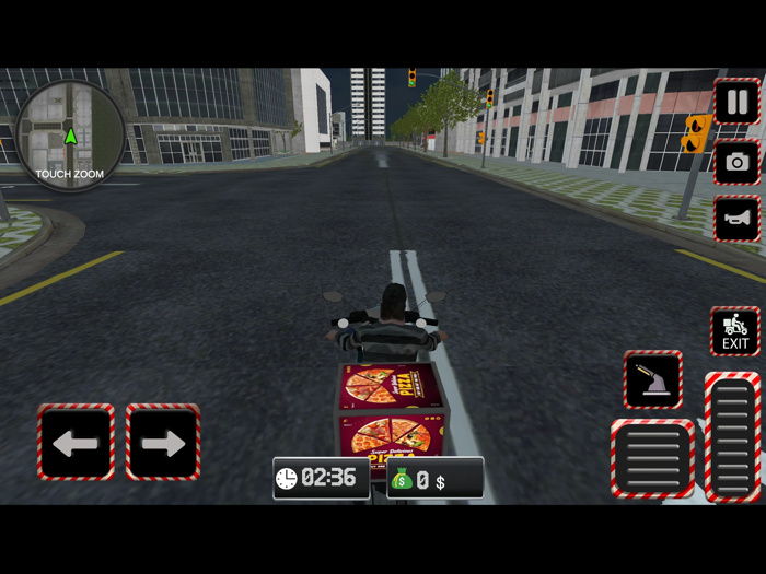 Motorcycle Pizza Delivery Game