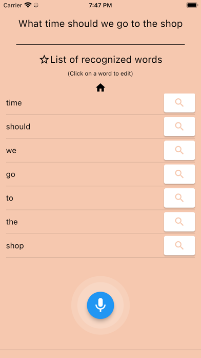 AI French Dictionary Screenshot