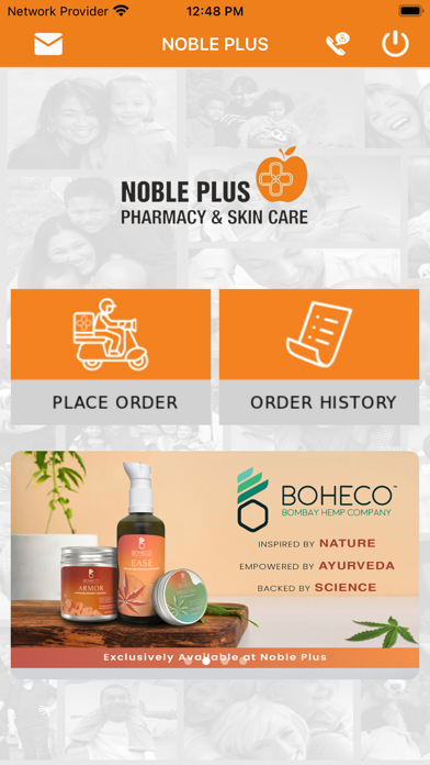 Noble Plus Delivery Screenshot