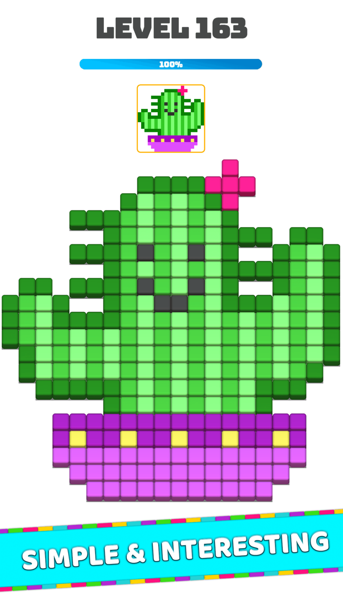 Pixel Bloom Tap Color Puzzle