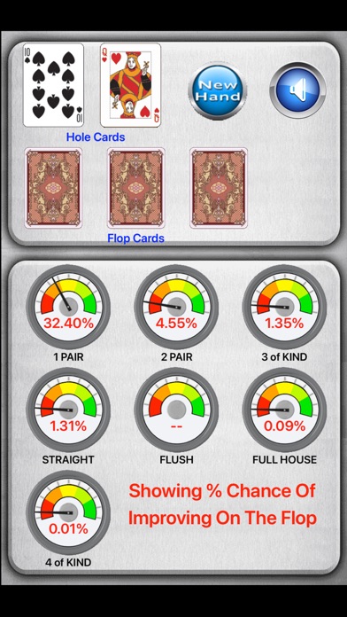 Next Street Poker Odds Screenshot