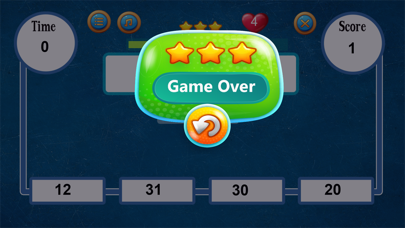 Math Game Addition Subtraction Screenshot
