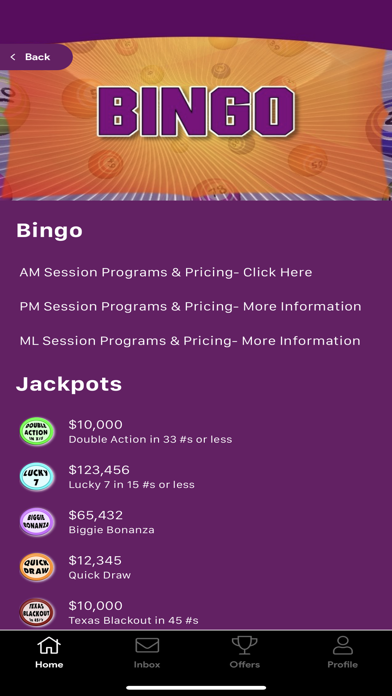 BJ's Bingo & Gaming Screenshot