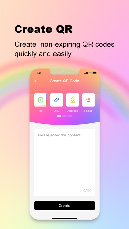 Rainbow Creator QR Scanner