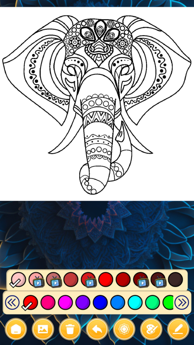 Mandala Art Coloring Games Screenshot