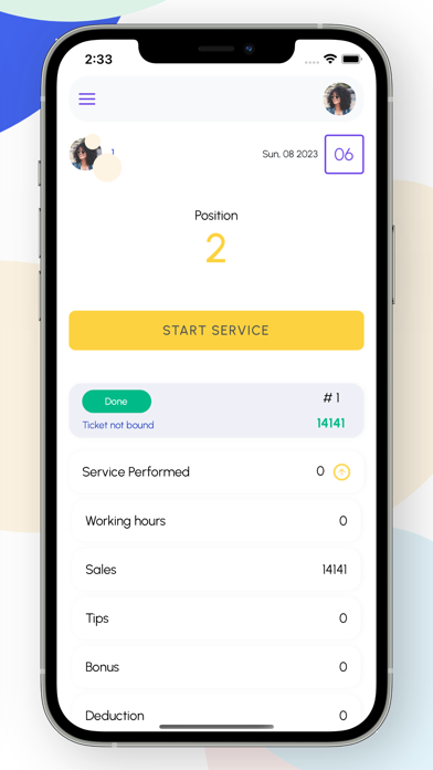 InstaSalon Technician Screenshot