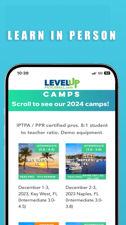 LevelUp Pickleball Training screenshot-3