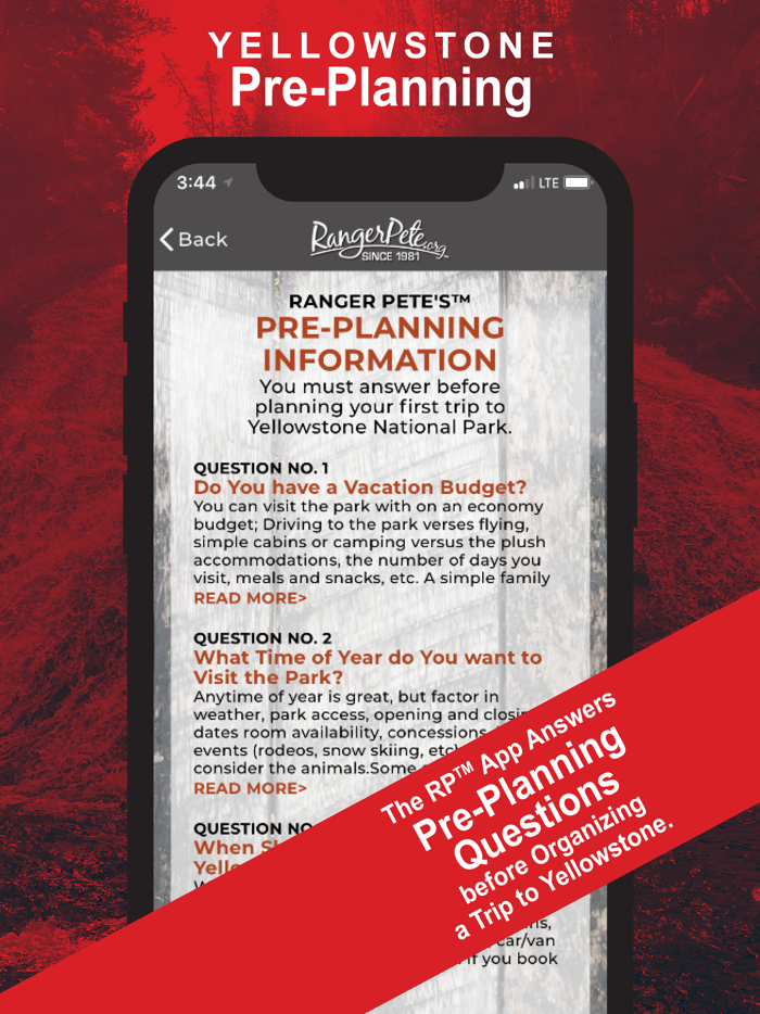 Yellowstone with Ranger Pete®