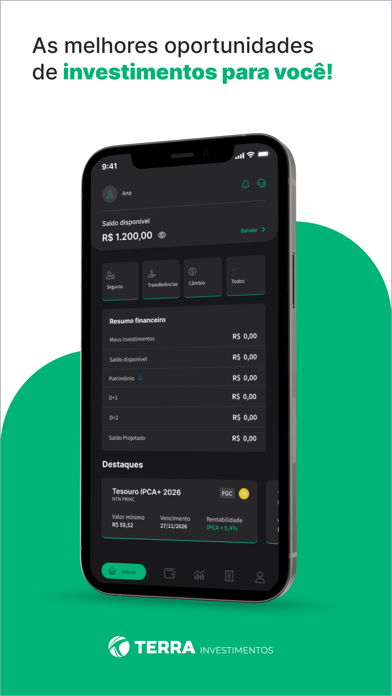 Terra Investimentos Screenshot