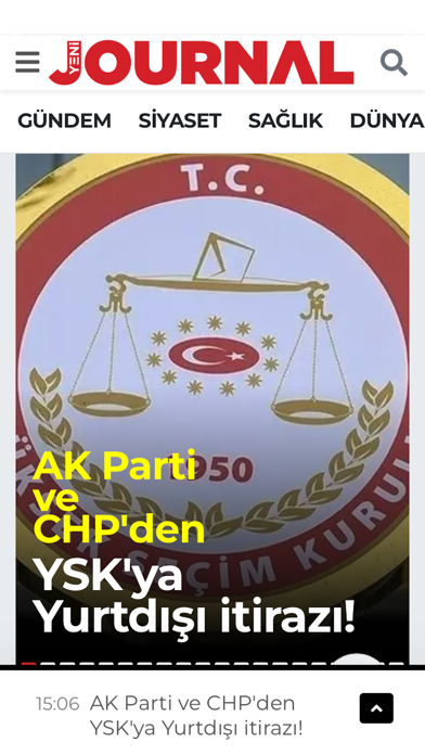 Yeni Journal Screenshot