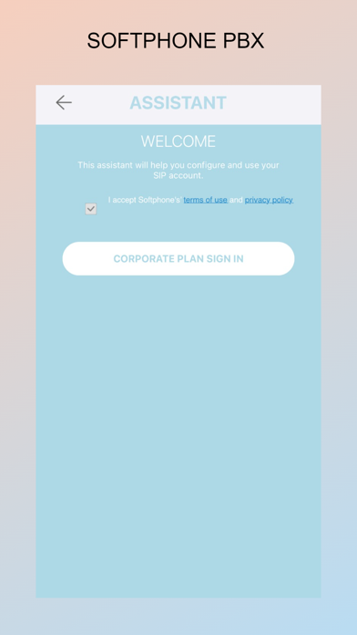 Softphone-PBX Screenshot