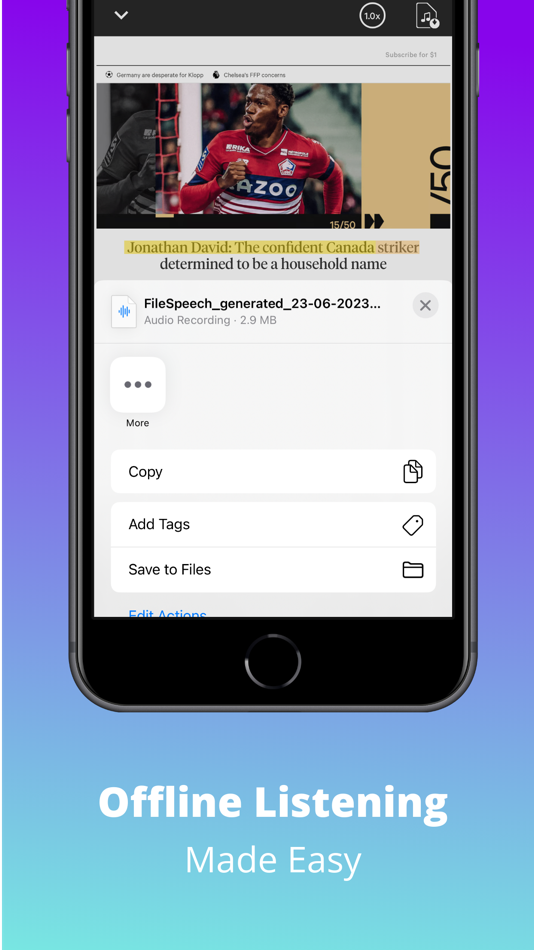 #4. FileSpeech Text to Voice Audio (macOS) 来自: Poxst