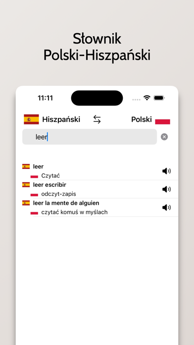 Słownik Hiszpański-Polski Screenshot