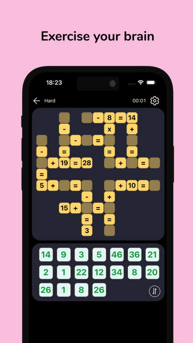 Cross Math Crossmath Puzzle Screenshot