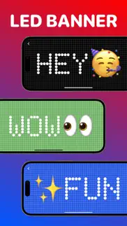 scrolling text - led sign iphone screenshot 1