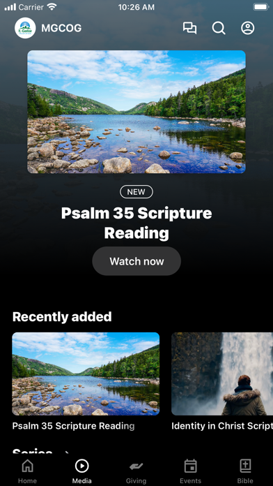Mount Gallant Church of God Screenshot
