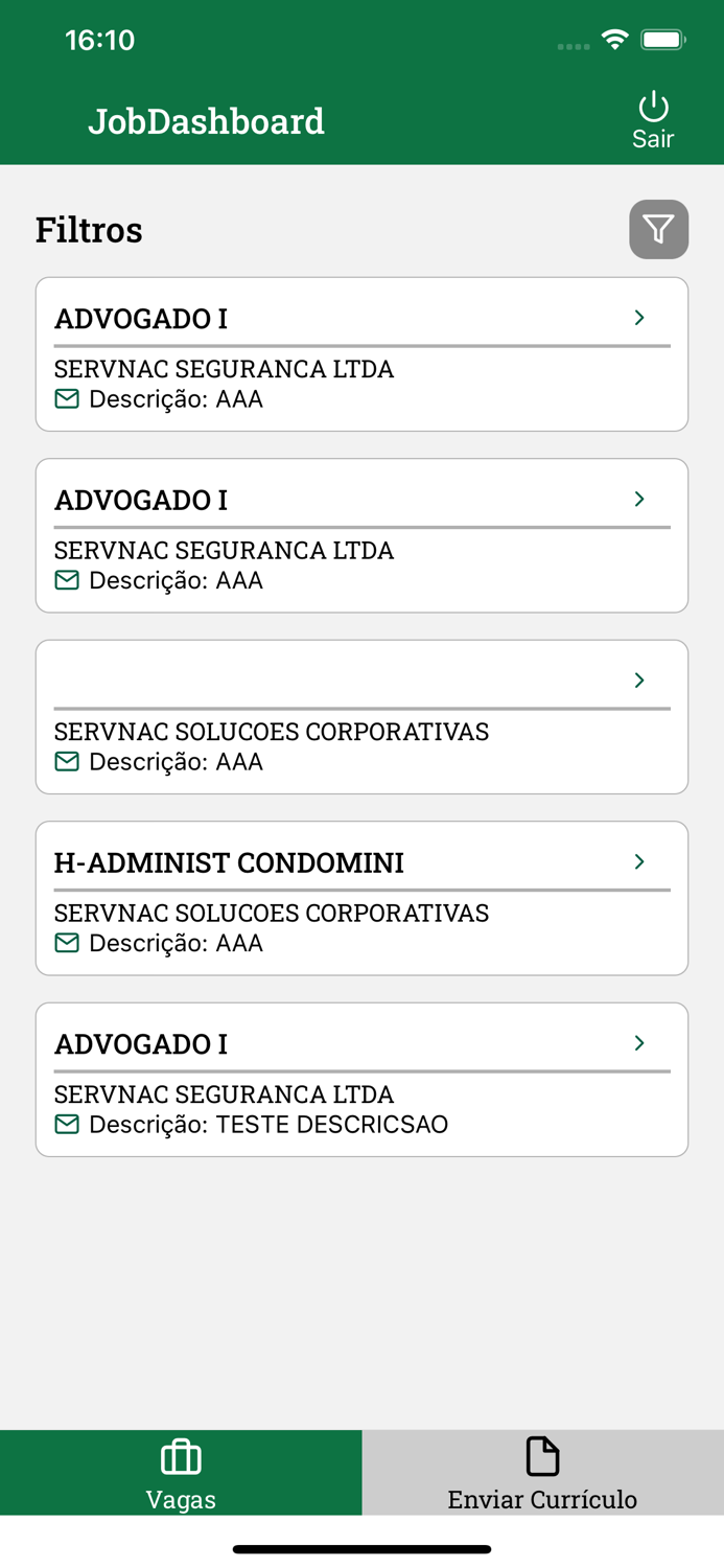 App Servnac Colaborador