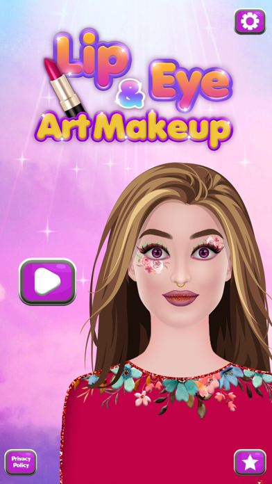Lip and Eye Art Makeup Salon Screenshot