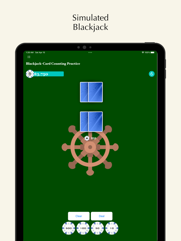 Blackjack-CC iPad screenshot